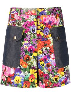 Boutique Moschino шорты с цветочным принтом