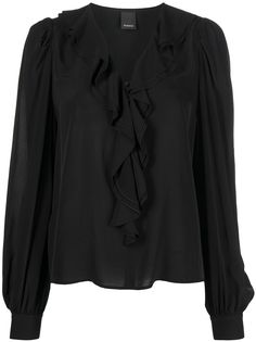 Pinko блузка с оборками