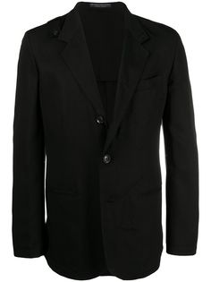Yohji Yamamoto однобортный пиджак с заостренными лацканами