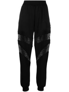 Philipp Plein джоггеры с кружевными вставками