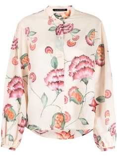 Luisa Cerano блузка с цветочным принтом