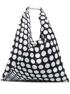 MM6 Maison Margiela сумка-тоут Japanese с узором в горох