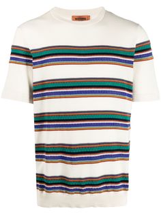 Missoni трикотажная футболка в полоску