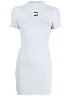 alexanderwang.t платье мини с нашивкой-логотипом