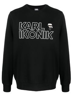Karl Lagerfeld толстовка Ikonik с логотипом