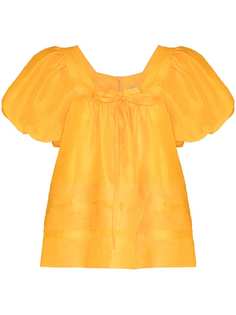 Lee Mathews блузка Canary с пышными рукавами