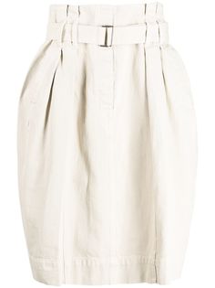 Lemaire юбка с завышенной талией и поясом