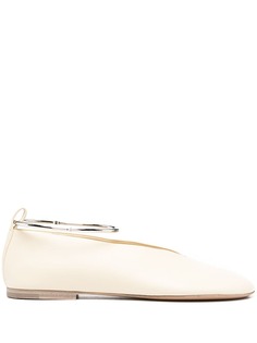 Jil Sander балетки с браслетом
