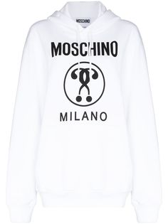 Moschino худи с принтом Double Question Mark