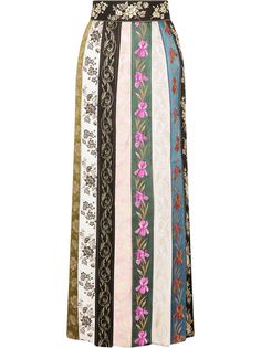 Dolce & Gabbana длинная юбка в технике пэчворк