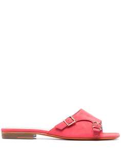 Santoni мюли с пряжкой