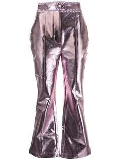 Alice McCall брюки Cool Cat с эффектом металлик