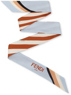 Fendi полосатый шарф Wrappy