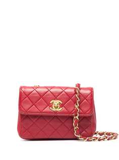 Chanel Pre-Owned стеганая мини-сумка через плечо 1990-х годов