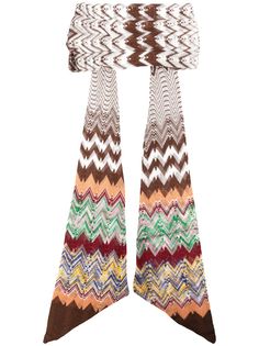 Missoni повязка на голову в технике кроше