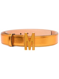 Moschino ремень с пряжкой-логотипом