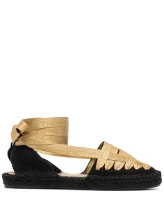 Castañer эспадрильи Jean из канваса на шнуровке