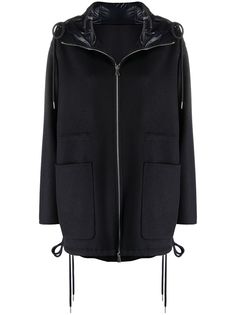 Moncler пуховик со съемным капюшоном