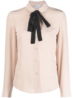 RED Valentino рубашка с бантом