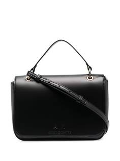 Armani Exchange сумка-сэтчел из искусственной кожи с тисненым логотипом