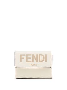 Fendi фактурный складной кошелек