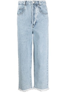 Isabel Marant прямые джинсы с завышенной талией