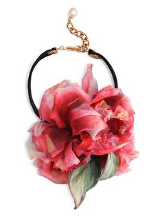 Dolce & Gabbana чокер с цветочной аппликацией