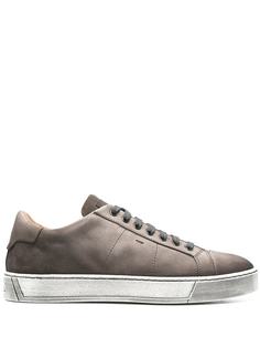 Santoni кроссовки на шнуровке