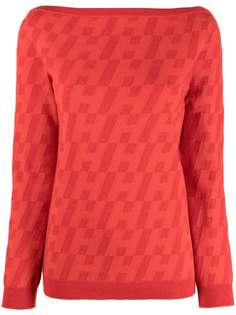 Hermès джемпер pre-owned с жаккардовым логотипом