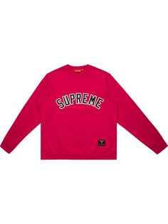 Supreme толстовка Kanji с круглым вырезом и логотипом