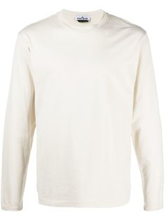 Stone Island футболка с вышитым логотипом