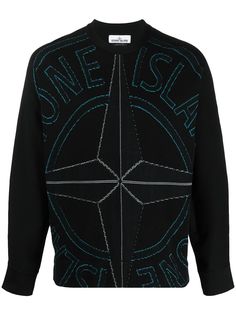 Stone Island толстовка с логотипом