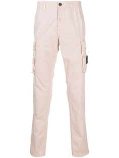 Stone Island брюки карго с нашивкой-логотипом