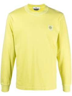 Stone Island футболка с нашивкой-логотипом