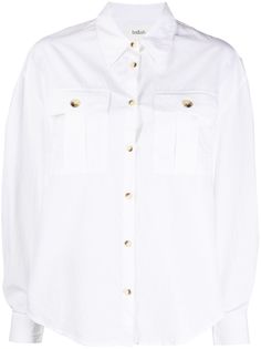 Ba&Sh рубашка с нагрудными карманами на пуговицах