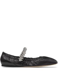 Jimmy Choo балетки Gai с кристаллами