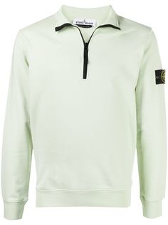 Stone Island толстовка с нашивкой-логотипом