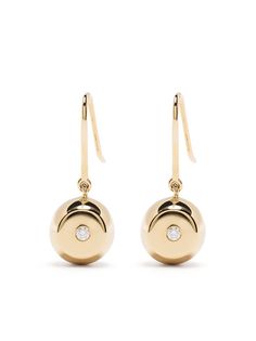 Aurelie Bidermann серьги Grelot из желтого золота с бриллиантами