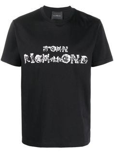 John Richmond футболка с короткими рукавами и графичным принтом