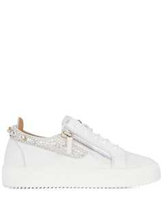 Giuseppe Zanotti кроссовки Gail с кристаллами