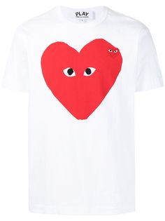 Comme Des Garçons Play футболка с логотипом