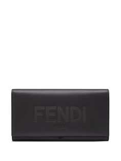 Fendi кошелек с тисненым логотипом