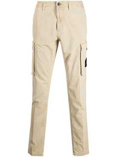 Stone Island брюки карго с нашивкой-логотипом