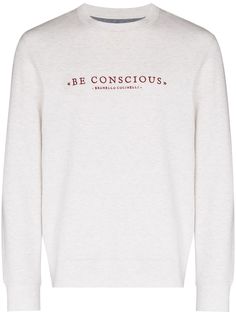 Brunello Cucinelli толстовка Be Conscious с круглым вырезом