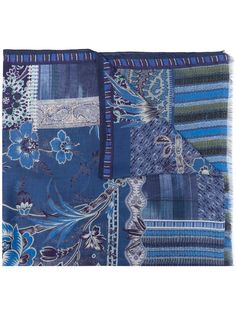 Etro шарф с принтом пейсли