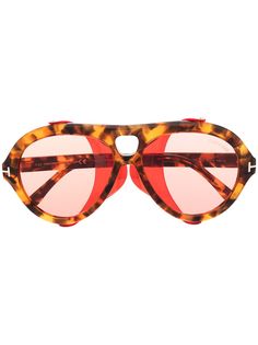 Tom Ford Eyewear солнцезащитные очки-авиаторы Neughman