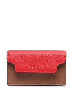 Marni двухцветный кошелек Trunk