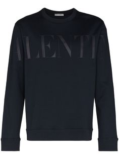 Valentino толстовка с круглым вырезом и логотипом