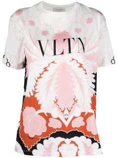 Valentino футболка с логотипом VLTN