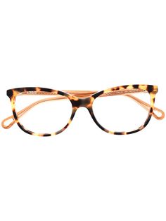 Chloé Eyewear очки в квадратной оправе черепаховой расцветки